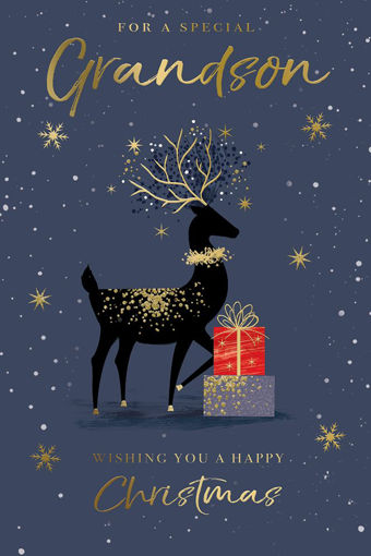 Picture of SPECIAL GRANDSON CHRISTMAS CARD